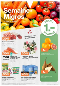 Prospectus Migros Echallens : Tolles Ängbot für Schnäppchenjäger