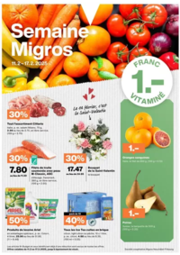 Prospectus Migros Chez-le-Bart - Béroche : Rabatt und Aktione