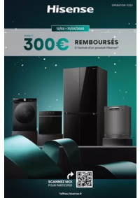 Prospectus Boulanger Angoulins : OFFRE Hisense : jusqu'à 300€ remboursés !