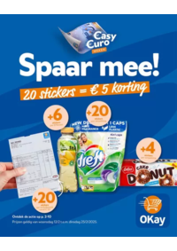 Prospectus OKay Supermarchés HOUTHALEN : Spaar Mee!