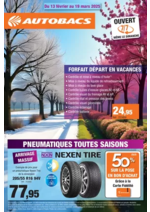 Promos et remises  : PNEUMATIQUES TOUTES SAISONS