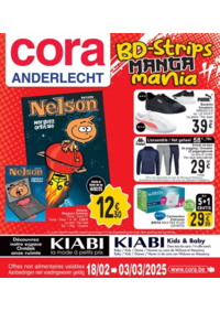 Prospectus Cora ANDERLECHT : BD-Strips Manta Mania