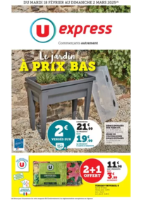 Prospectus U Express CLEDER : Spécial Jardin