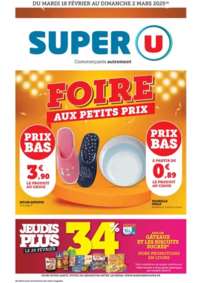 Prospectus Super U LA MOTHE ACHARD : Foire petits prix