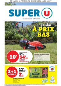 Prospectus Super U VILLARS LES DOMBES : Spécial Jardin