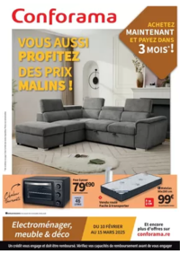 Prospectus Conforama MANOSQUE : Vous aussi profitez des prix malins !