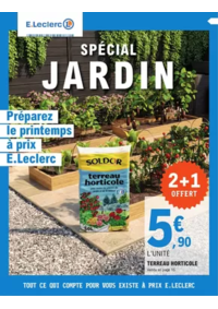 Prospectus Brico E.Leclerc SAINT PARRES AUX TERTRES : Spécial Jardin