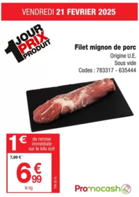 Prospectus Promocash Vesoul : 1 jour prix produit