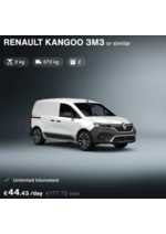 Prospectus Sixt : Renault Kangoo 3m3