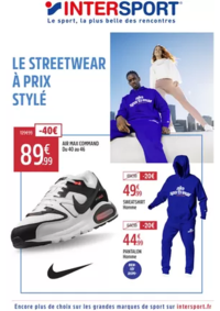 Prospectus Intersport BOURGES - SAINT DOULCHARD : LE STREETWEAR STYLÉ À PRIX