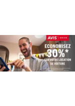 Prospectus  : Économisez 30 % sur les locations en France avec Avis Drive