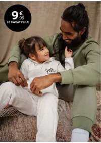 Prospectus Gemo ANTHY SUR LEMAN : Le sweat fille