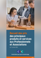 Recueil des prix des principaux produits et services aux Professionnels et Associations - CIC