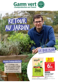 Prospectus Gamm vert GAUCHY : RETOUR AU JARDIN