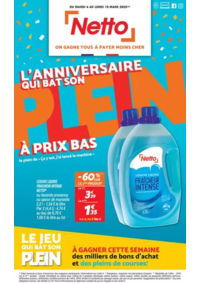 Prospectus Netto Dordives : L'anniversaire qui bat