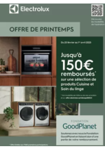 Promos et remises  : ELECTROLUX CUISINE & SOIN