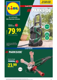 Prospectus Lidl : Anticipez les beaux jours et équipez-vous avec Parkside pour entretenir votre jardin !