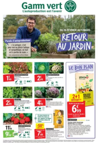 Prospectus Gamm vert MANOSQUE : Retour Au Jardin