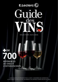 Prospectus E.Leclerc ONET LE CHATEAU : GUIDE DES VINS 2025 2026