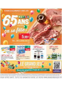 Prospectus Supermarchés Match Wissembourg Pépinière : 65 ANS ça se fête !