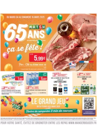 Prospectus Supermarchés Match Jarny : 65 ANS ça se fête !