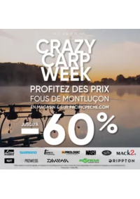 Prospectus Pacific Pêche BOURG-EN-BRESSE - VIRIAT LA NEUVE  : Crazy carp week