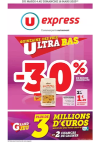 Prospectus U Express ROUMAZIERES : Quinzaine Commerçante