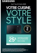 Promos et remises  : SAMSUNG MICRO-ONDES