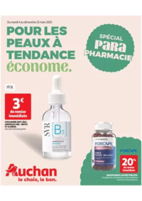 Prospectus Auchan Aussillon : Pour les peaux à tendance économe