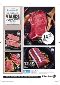 Prospectus E.Leclerc AUXERRE : FOIRE A LA VIANDE CHOUCROUTE