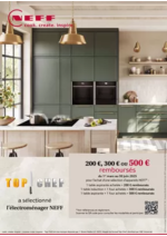 Promos et remises  : NEFF VOUS REMBOURSE JUSQU'A 500€