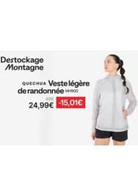 Prospectus DECATHLON PETITE-FORÊT : Déstockage Montagne