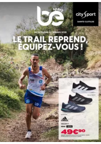 Prospectus City sport Béziers : Le trail reprend, équipez-vous !