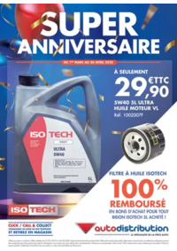 Prospectus auto distribution BRIANCON : Super Anniversaire !