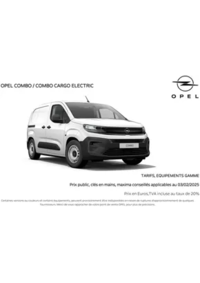 Prospectus Distributeur OPEL SA RELAIS DE CHAMPAGNE LAON : Opel Combo Cargo