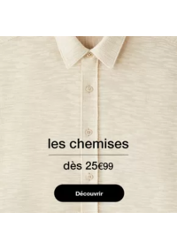 Prospectus celio AMBERIEU EN BUGEY : Chemises homme