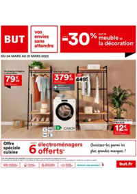 Prospectus BUT Cosy CHATEAU GONTIER : Jusqu'à -30% sur le meuble et la décoration