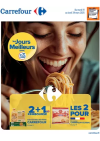 Prospectus Carrefour ANGLET : LES JOURS MEILLEURS AVEC LES PRODUITS CARREFOUR