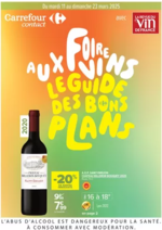 Prospectus Carrefour Contact : FOIRE AUX VINS