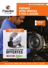 Prospectus L'auto E.Leclerc SABLE SUR SARTHE : OP4 - THEMATIQUE PIECES TECHNIQUES