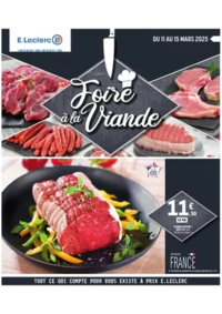 Prospectus E.Leclerc CASTELJALOUX : FOIRE A LA VIANDE