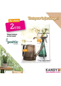 Prospectus KANDY ATTIN : TOUT POUR LE JARDINAGE !