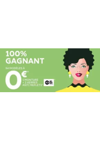 Prospectus Lynx optique CHATEAUBERNARD : 100% Gagnant