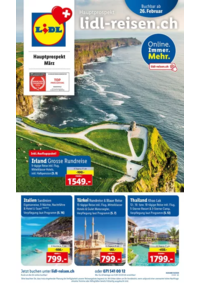 Prospectus Lidl Arbedo-Castione : März - Reise-Highlights - DE