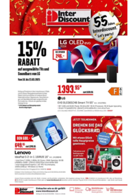 Prospectus Inter Discount Zuchwil XXL : Interdiscount reklamblad DE