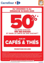 Promos et remises  : OPERATION BON D’ACHAT SUR LES CAFES & THES