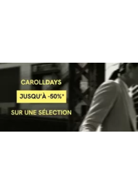 Prospectus Caroll FLINS : CAROLL DAYS : JUSQU'À -50%