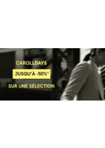 Promos et remises  : CAROLL DAYS : JUSQU'À -50%