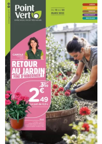 Prospectus Point Vert Bourbriac : RETOUR AU JARDIN FINI D'HIBERNER !