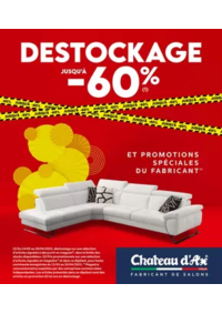 Prospectus Château d´Ax Sebazac-concoures : Destockage Jusqu'à -60%